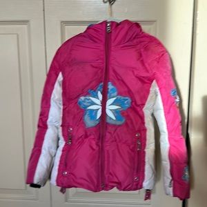 Bogner kids pink ski coat size small